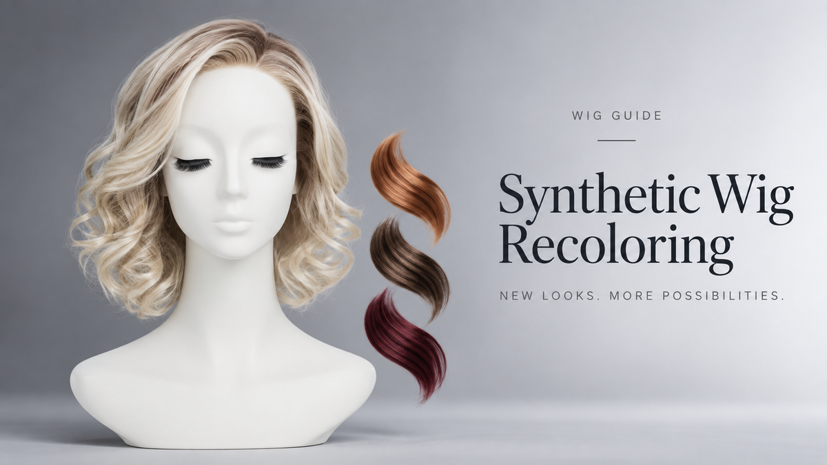 Can you dye synthetic wigs - light synthetic wig with color options