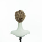 4-inch pastel blonde pixie wig, back view showing the short layers